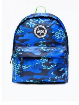 Image of Hype Boys Neon Logo Camo Backpack - Multi