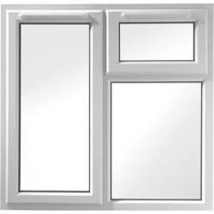 Image of Wickes Upvc Casement Window White 1190 x 1010mm Lh Side Hung and Top Hung