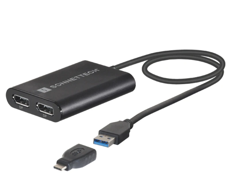 Image of Sonnet USB3-DDP4K USB graphics adapter 3840 x 2160 pixels Black