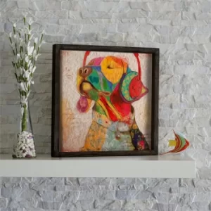 Image of KZM486 Multicolor Decorative Framed MDF Painting