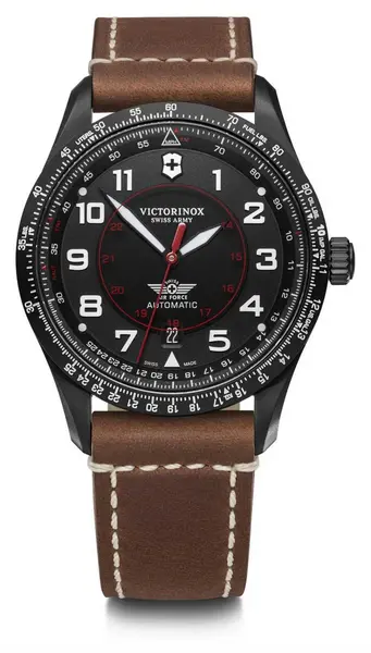 Image of Victorinox 241886 Airboss Mechanical (42mm) Black Dial / Watch