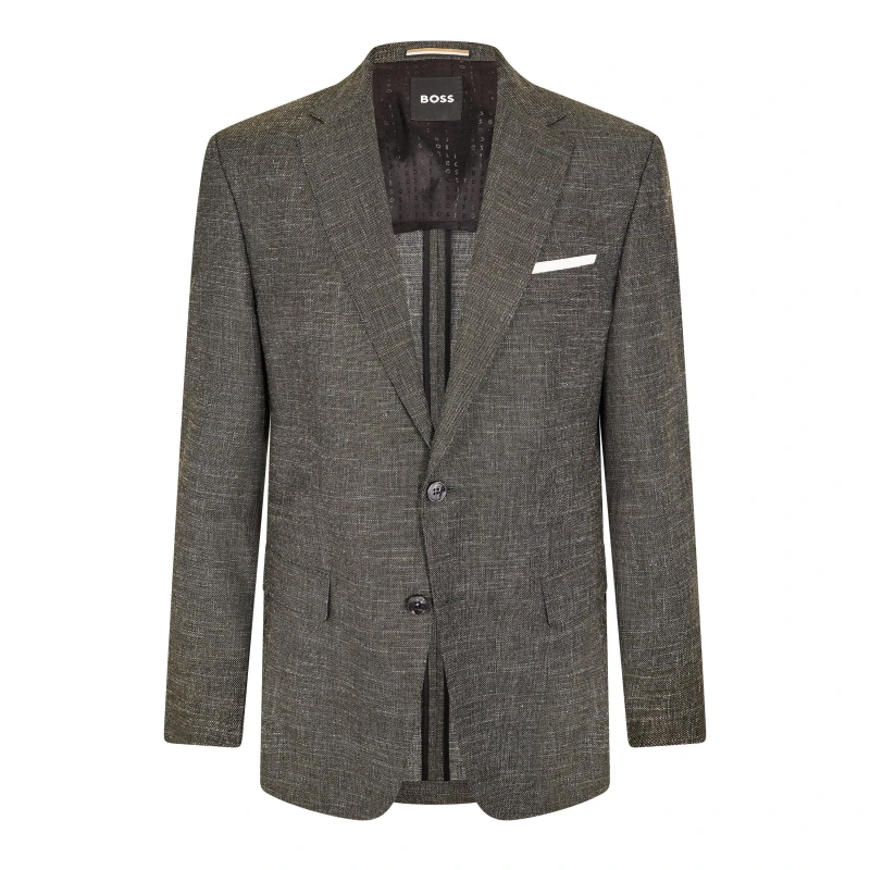 Image of Boss Mens H Hutson Formal Jacket Dark Green male 36 (46)