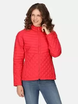 Image of Regatta Tulula Quilted Jacket - Red, Size 10, Women