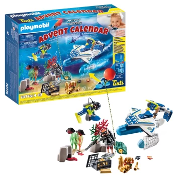 Image of Playmobil Advent Calendar - Police Dive (70776)