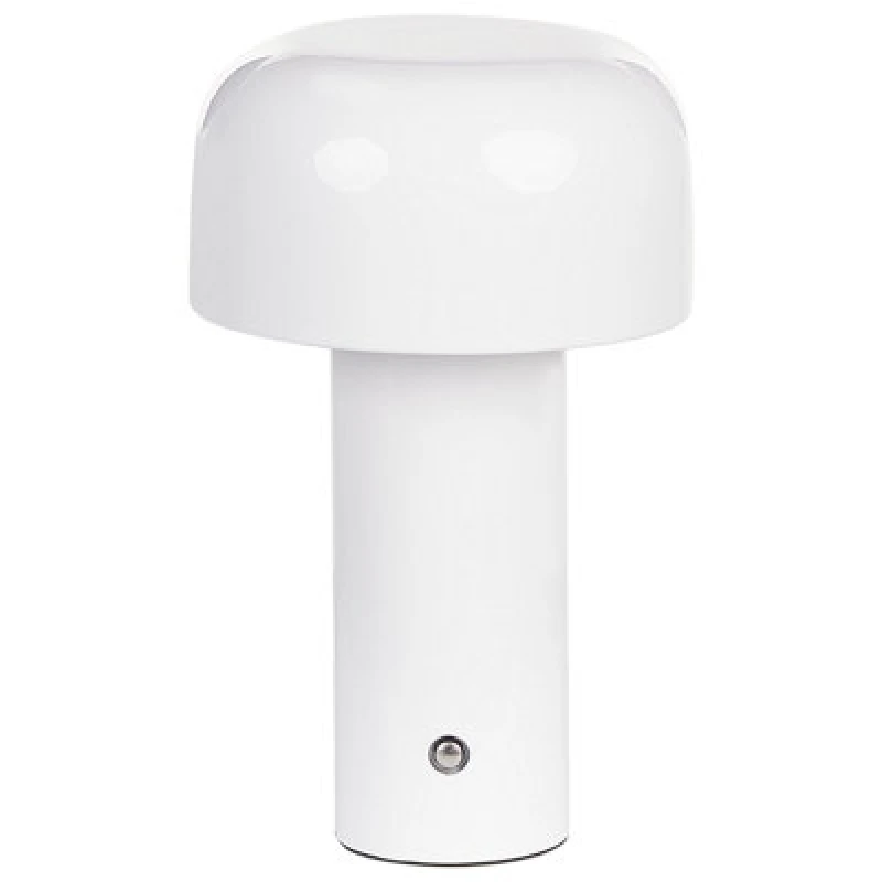 Image of Beliani Wireless LED Table Lamp Besos With Dimmer Metal White