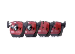 Image of TRW Brake pad set BMW GDB1530DTE 34216761248,1163324,1163326 1163833,1164581,1164582,2157576,2180421,2357231,3403241,34211163324,34211163326,6750160