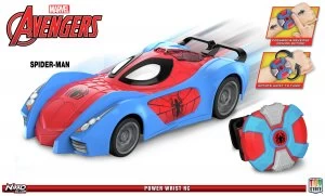 Image of Marvel Spider Man RC Car Power Wristband Hand Controller.