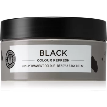 Image of Maria Nila Colour Refresh Black Gentle Nourishing Mask without Permanent Color Pigments Lasts For 4 - 10 Washes 2.00 100ml