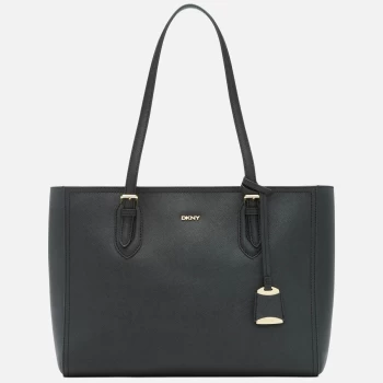 Image of DKNY Womens Bibi Tote Bag - Black/Gold