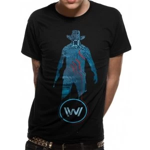 Image of Westworld - Unisex Medium Loud Distribution T-Shirt (Black)