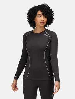 Image of Regatta Bamley Base Layer Set - Dark Grey, Size 18, Women
