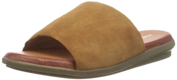 Image of Hush Puppies Womens Krystal Slip On Mule Slide Sandals - UK 4 Brown female GDE2403TAN4