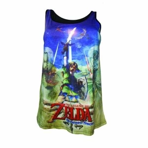 Image of Nintendo Legend of Zelda Skyward Sword Female Sublimation Tank Top X-Large