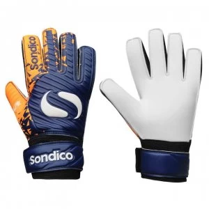 Image of Sondico Blaze Goalkeeper Gloves Junior - Navy/Orange