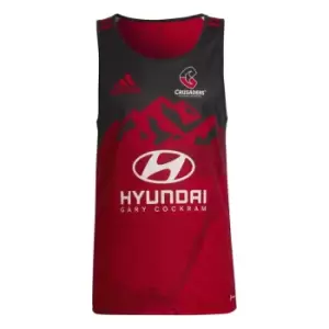 Image of adidas Crusaders Rugby Singlet Mens - Red