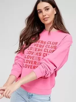 Image of Hugo Lovers Club Sweater - Pink
