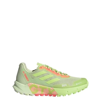 Image of adidas Terrex Agravic Flow 2.0 GORE-TEX Trail Running Sho - Almost Lime / Pulse Lime / Tur