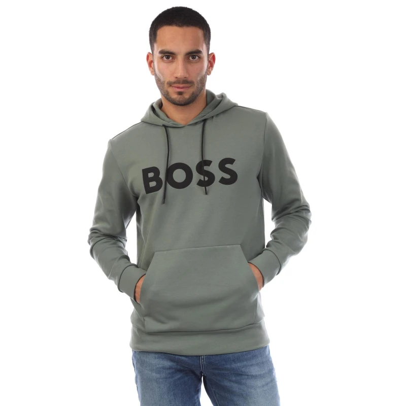 Image of Boss Soody Zone Sweatshirt Green male S