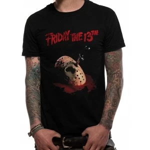Image of Friday 13th - Dagger Mens XX-Large T-Shirt - Black
