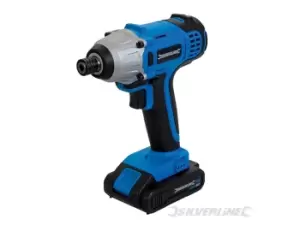 Image of Silverline 996048 18V Li-Ion Impact Driver Kit 2x1.5Ah