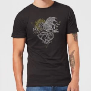 Image of Harry Potter Thestral Mens T-Shirt - Black