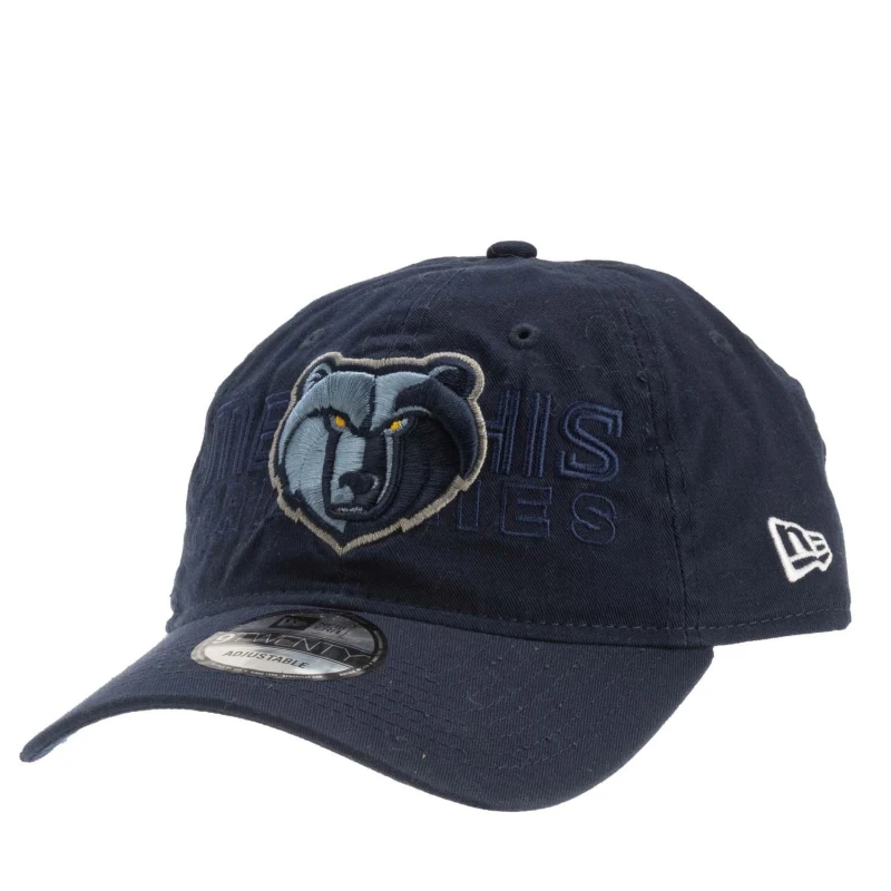 Image of New Era Memphis Grizzlies 9TWENTY Curved Visor Cap - Blue Blue M