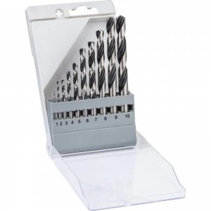 Image of Bosch 10 Piece PointTeq HSS Drill Bit Set