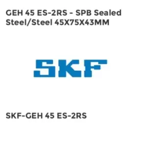 Image of GEH 45 ES-2RS - SPB Sealed Steel/Steel 45X75X43MM