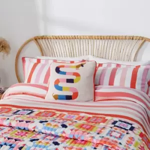 Image of Joules Lighthouse Stripe Single Duvet Cover Set, Multi