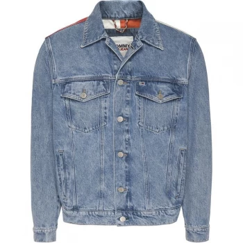 Image of Tommy Jeans Oversized Trucker Jacket - Denim Light