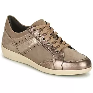 Image of Geox MYRIA womens Shoes Trainers in Brown,4,5,7,7.5