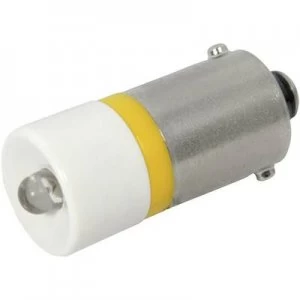 Image of LED bulb BA9s Yellow 24 Vdc 24 V AC 300 mcd CML