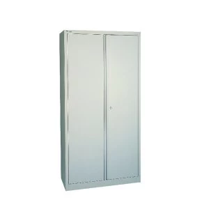 Image of Jemini Grey 2 Door Storage Cupboard 1806mm KF08087