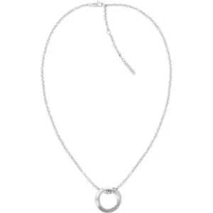 Image of Ladies Calvin Klein Twisted Metal Necklace