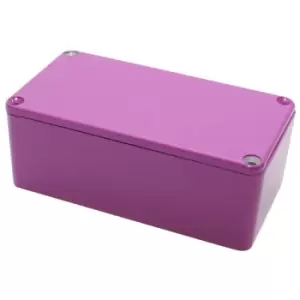 Image of Hammond 1590BSPR Die Cast Stomp Box Purple 112 x 60 x 38