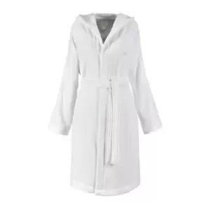 Image of Boss Plain Bath Robe - White