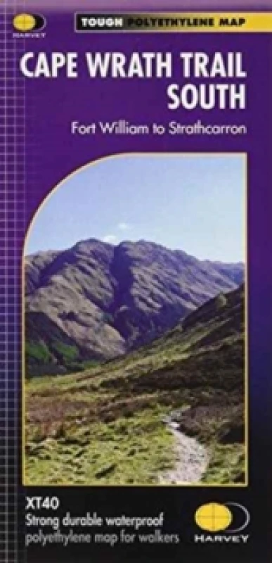 Image of Cape Wrath Trail South : Fort William to Srathcarron Sheet map, folded