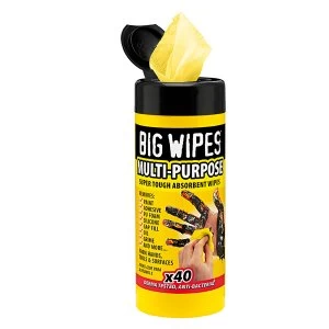 Image of Bigwipes Big Wipes Multi Purpose Wipes - Pack of 40