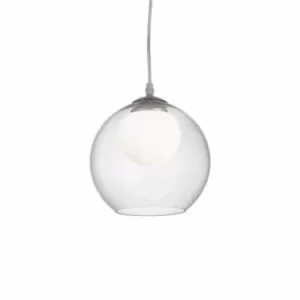 Image of Nemo Small Globe Ceiling Pendant Clear, G9