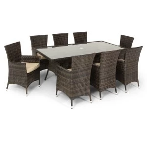 Image of Robert Dyas California 8-Seater Rectangular Dining Set