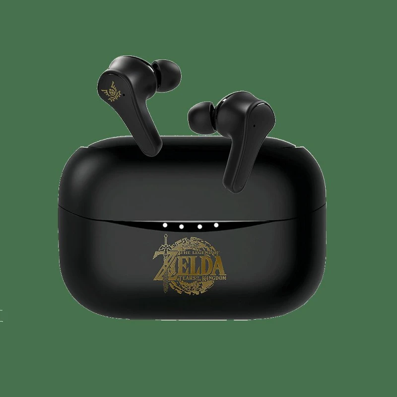 Image of OTL Technologies Zelda TOTK True Wireless Earpods - Black White unisex One Size