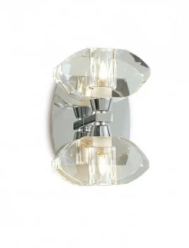 Image of Wall Lamp Switched 2 Light G9, Polished Chrome