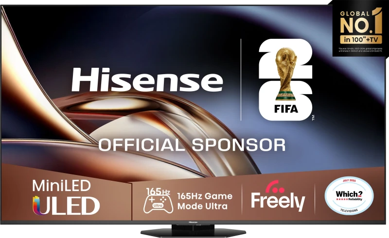 Image of Hisense U8Q 85" 4K Ultra HD MiniLED Smart Freely TV [2025] - 85U8QTUK