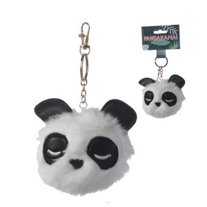 Image of Pandarama Panda Pom Pom Keyring