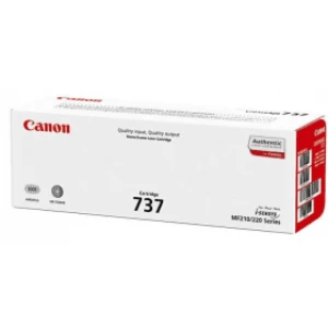 Image of Canon 737 Black Laser Toner Ink Cartridge