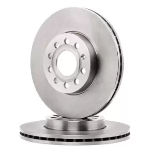 Image of FERODO Brake disc DDF1218 Brake rotor,Brake discs VW,AUDI,SKODA,Golf V Schragheck (1K1),TOURAN (1T1, 1T2),GOLF VI (5K1)