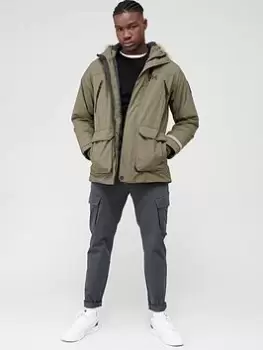 Image of Helly Hansen Helly Hansen Reine Parka, Khaki, Size L, Men