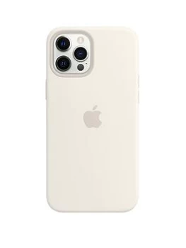 Image of Apple iPhone 12 Pro Max Silicone Case With Magsafe - White