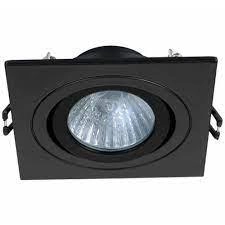 Image of Spa Cali Square Tiltable Downlight Matt Black