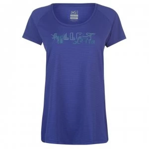 Image of Millet Mexpert T Shirt Ladies - Purple Blue